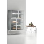 modern design uveges komod szekreny ajtokkal butor fem labakkal nappali konyha etkezo valaszthato szin katedral uveg.jpg